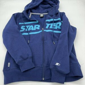 Starter Girls Blue Zip Up Hoodie size M